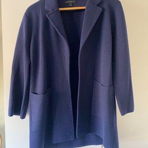 J.Crew SMALL - Sophie open-front sweater-blazer NAVY